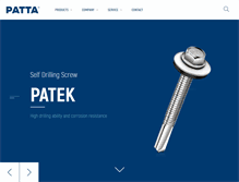 Tablet Screenshot of patta.com